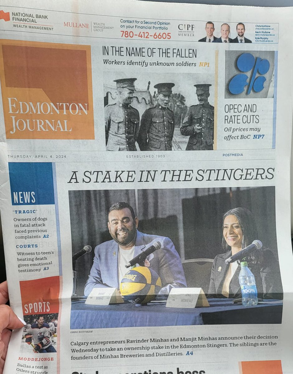 manjitminhas's tweet photo. Proud new Edmonton Stingers Basketball team 🏀 co-owners!!!

Join us this season to watch some elite basketball 
https://t.co/nhprxxEr2K https://t.co/Q87YPxxaOB