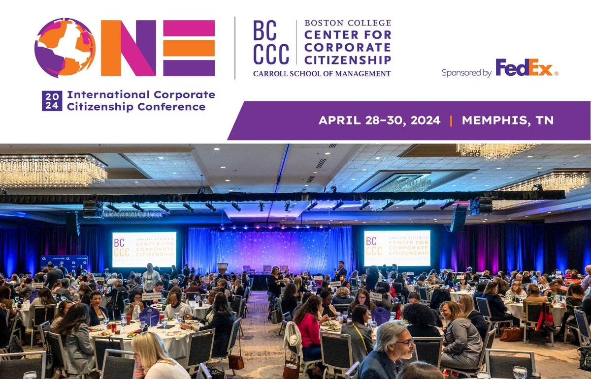 BCCCC (@bcccc) on Twitter photo What makes our International Corporate Citizenship Conf so unique?
Only for-profit company employees attend
No vendors
No journalists
Safe space to talk strategy, ideas
Longest-running event of its kind w/ AMAZING speakers & sponsors like 2024 host  @Fedex
Are you in? #BCConf24 What makes our International Corporate Citizenship Conf so unique?
Only for-profit company employees attend
No vendors
No journalists
Safe space to talk strategy, ideas
Longest-running event of its kind w/ AMAZING speakers & sponsors like 2024 host  @Fedex
Are you in? #BCConf24