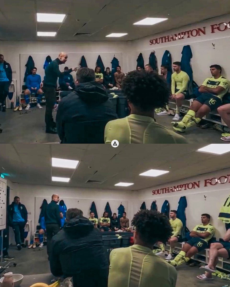 sudanalytics_'s tweet photo. 🧠🏴󠁧󠁢󠁥󠁮󠁧󠁿 Esta semana salió el documental del Manchester City y se dio a conocer esta DURÍSIMA CHARLA de GUARDIOLA en el vestuario luego de perder ante Southampton:

“Explíquenme lo que pasó hoy. ¿Piensan que es normal la forma en la que jugaron? Para este club, para la gente que viajó, que no tiene plata para pagar la calefacción de su casa e igual vienen acá a seguirnos y jugar de esta manera… ¿piensan que es normal?

¡WOW! Mis equipos no juegan así, vamos a estar en un problema, no voy a aceptar eso. El deporte y la vida es lenguaje corporal, cuando hacen un pase y se van así [caminando cabizbajo]… empezamos mal. Pero después quedaban 80 minutos… ¿Quieren jugar? ¿Quieren la pelota? ¿Quieren moverse? ¿Quieren pelear? ¿Se quieren unos a otros como hermanos?

Bajen a la tierra todos, bajen a la tierra. Trabajen más, trabajen mejor, sean humildes, sean ambiciosos. De otra manera las inferiores están listas para jugar.

En dos días vamos a Old Trafford, llevan 10 años esperando para matarnos, 10 AÑOS, ¿están preparados? Porque ellos tienen algo que hoy, ustedes, me mostraron que nosotros no tenemos. Tienen algo que ustedes no. Tienen hambre, están hambrientos. Nosotros no.

Hoy me mostraron, los jóvenes y los grandes, los viejos y los nuevos, que ustedes no tienen hambre. Y tienen que recuperar eso.

Ustedes piensan que no pasa nada porque es la Carabao Cup, pero va a pasar lo mismo en la Champions League y en la Premier. Quizás estaba confundido”.