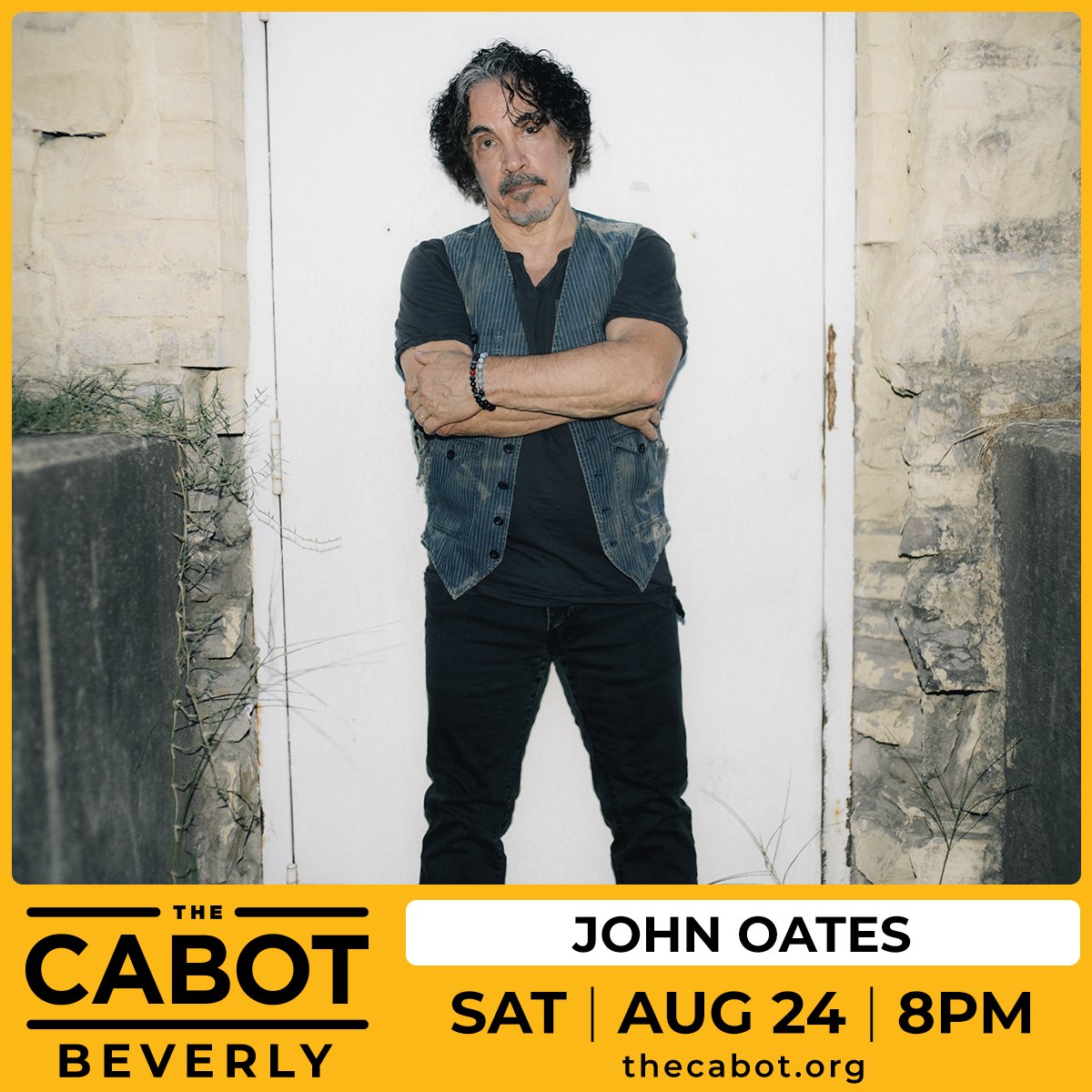 Coming up later this summer: A night of songs and stories with the one and only @JohnOates! The co-founder of the iconic group Hall & Oates heads to The Cabot on August 2, sharing songs new and old, stories from the road, and more. thecabot.org/event/john-oat…