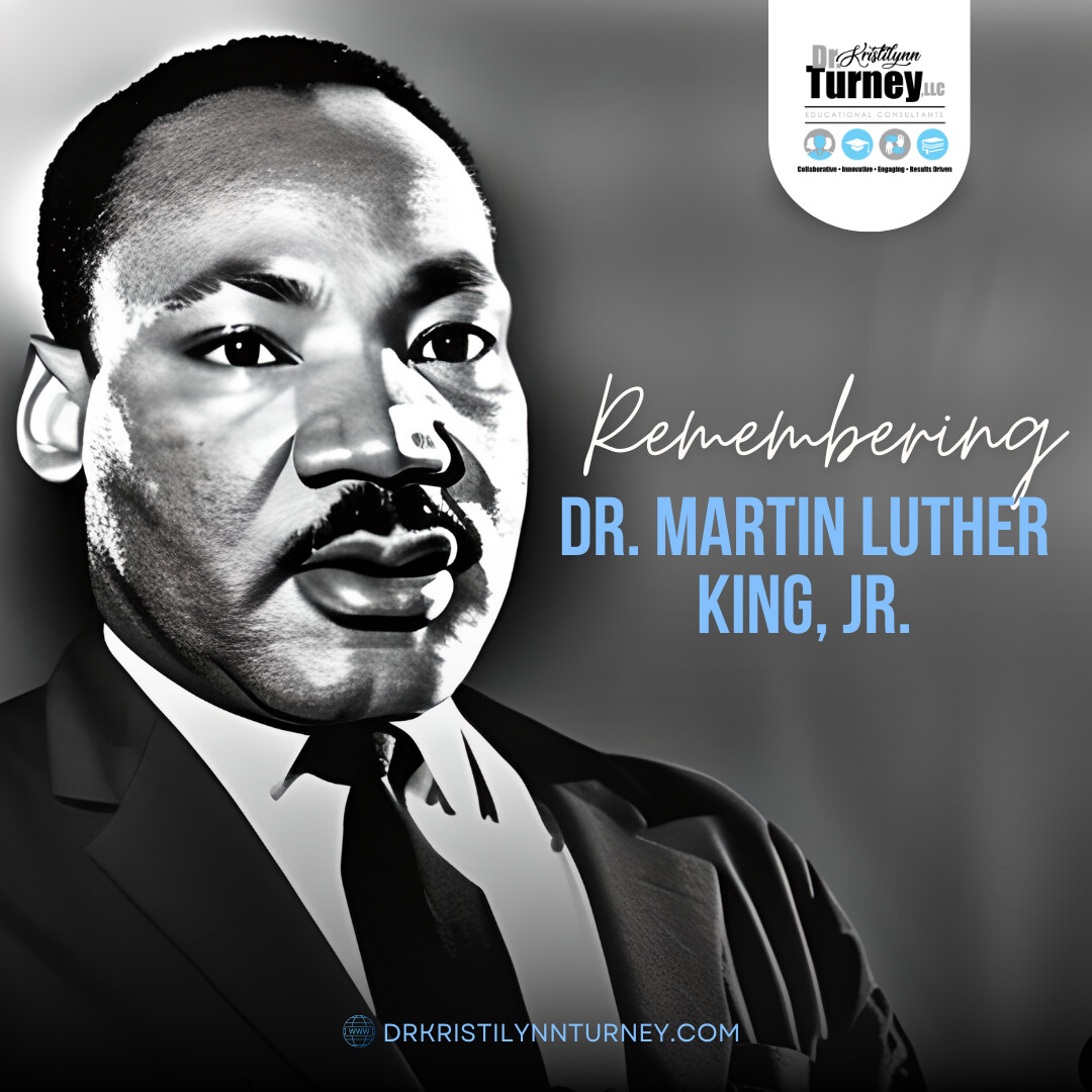 We remember the great Martin Luther King Jr., the civil rights leader, minister, and family man who was assassinated on April 4, 1968, at the Lorraine Motel in Memphis, TN at 6:05 pm. #drkristilynnturney #education #eduequity #educators #schoolimprovement #MLK