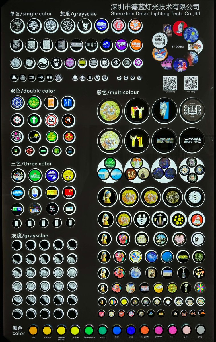 GoboProjector's tweet image. Welcome to visit our company&apos;s products during the Guangzhou International Lighting Exhibition from June 9 to June 12, 2024
#gobo #customgobo #ledlighting #goboprojector #museumlighting #fullcolorgobos #sygobos