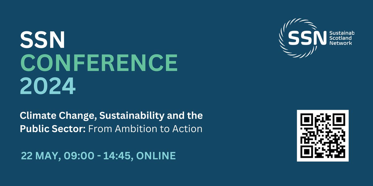 NEWS > SSN Conference returns One of Scotland’s major public sector climate change events, the @SSNscotland Conference will address the key challenges and opportunities facing the public sector as we move from ambition into action on climate change. edinburghcentre.org/news/SSN-confe…