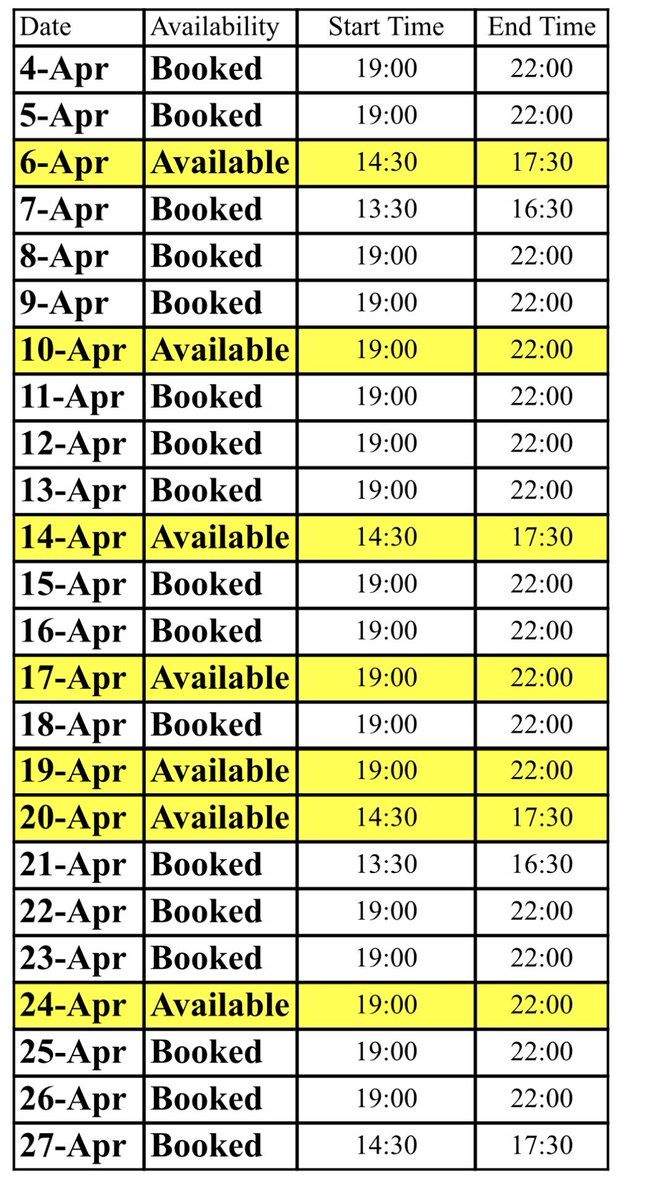 Holloways Park available for hire in April! If you require the use of a quality 3G pitch this month then we may be able to help! Please see available dates and contact us by phone 01494 676868 or email facilities@beaconsfieldtownfc.co.uk for further information.