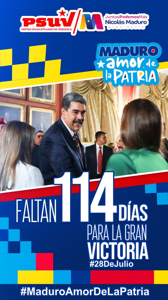 Faltan 114 Días para que Santa Cruz de Aragua tome Nuevamente el Camino del Desarrollo, Prosperidad , Crecimiento y Atención de los Servicios Públicos . Votando por ⁦@NicolasMaduro⁩ sacaremos al alcalde llorón, y comenzará el Renacimiento del Municipio Lamas