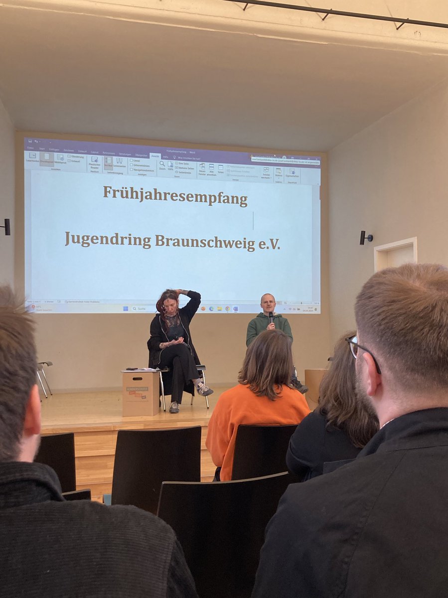 Heute beim Empfang des Jugendrings Braunschweig.