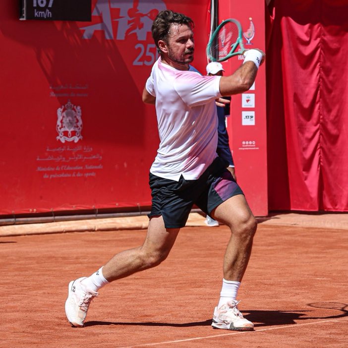 First set: signed and sealed 📝

Wawrinka takes the lead against Navone 6-3 🔥

📸: #GrandPrixHassanll