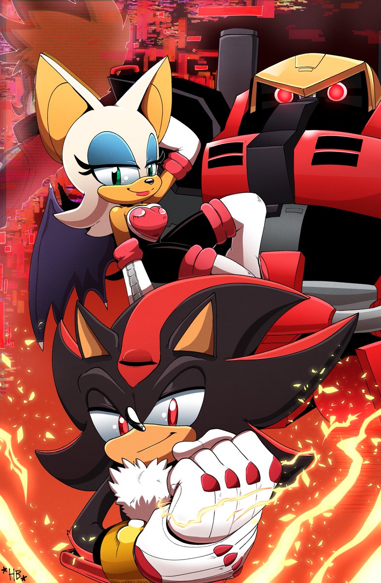 Time for more Kintobor stuff! Team Dark, Ready for action! . . . #sonicfanart #SonicTheHedeghog #IDWsonic