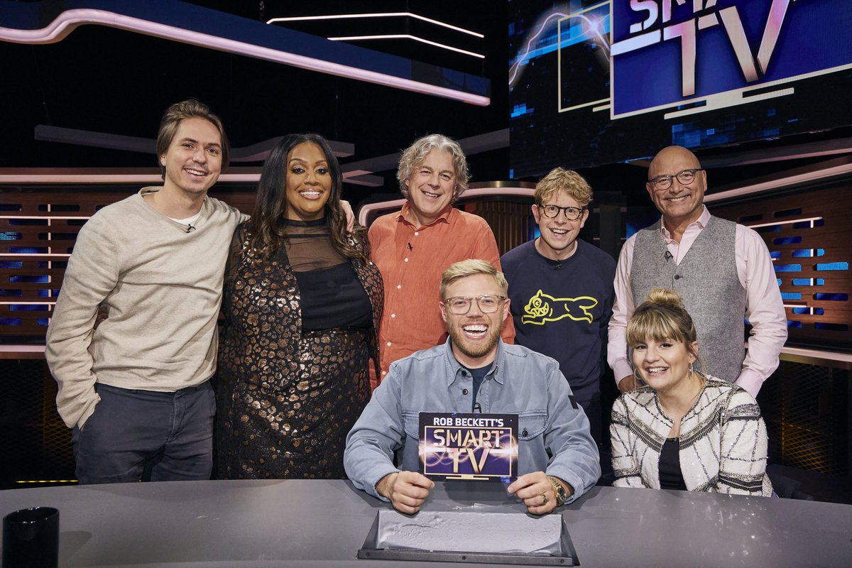 This was fun to do. Rob Beckett’s Smart TV. Somewhere on sky or Now - not never - tonight 9pm