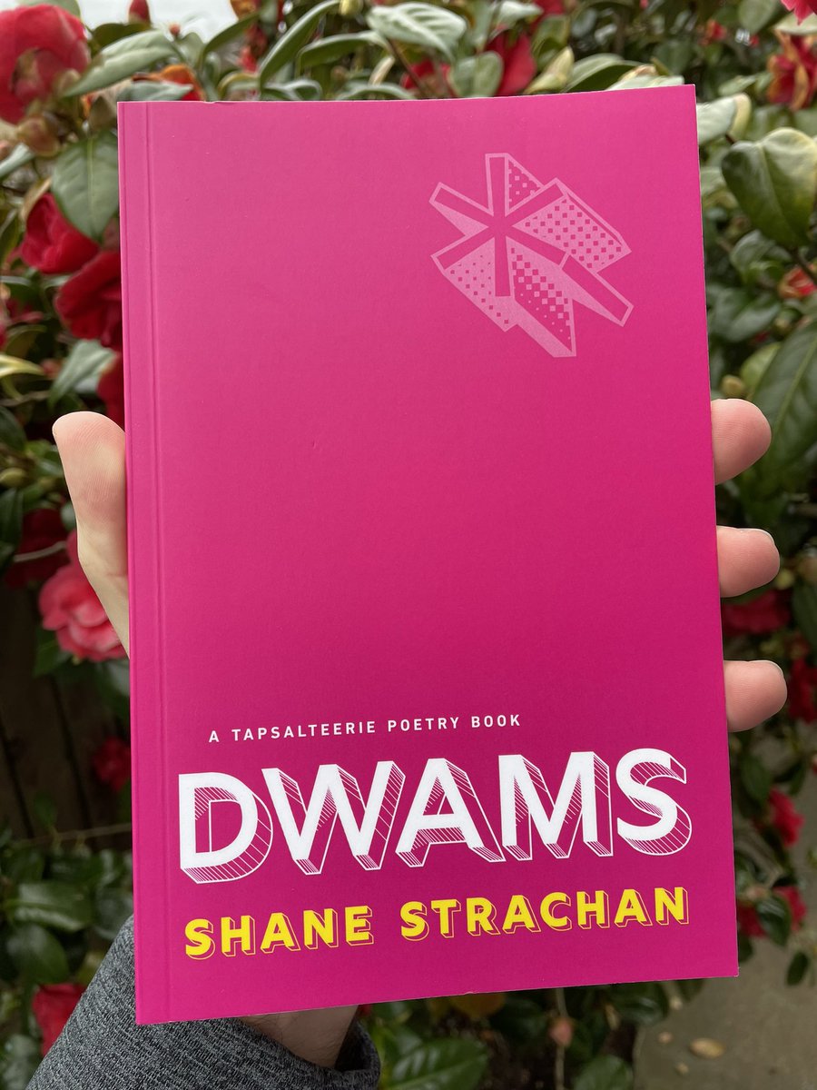 Happy Publication Day to my most-anticipated book of 2024!! 💖 Congrats @Shane_Strachan and @tap_poetry! #Dwams I cannot wait to dive in . . .