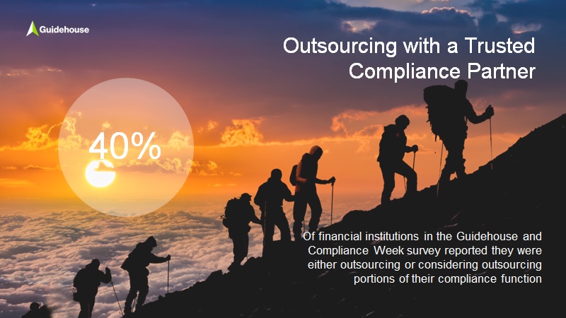 Download the results to our recent survey with @complianceweek to see how outsourcing components of a compliance function can allow businesses to maintain their competitive footing while also remaining current with evolving #regulatory demands. guidehou.se/3PukO1j