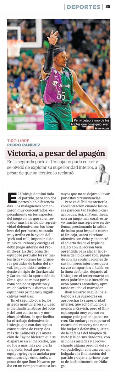 pedroadramirez's tweet photo. VICTORIA, A PESAR DEL APAGÓN, hoy en @SURDeporte 
https://t.co/QCgsmFuWzK https://t.co/LK8w5RFkdR