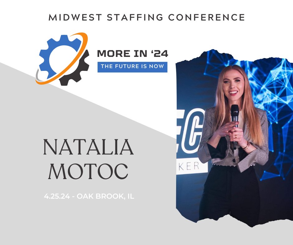 Midwest Staffing Conference April 24-25, 2024 Drury Lane Conference Center Oakbrook Terrace, IL Register at: issaworks.com/event-5299911 Email info@issaworks.com for assistance with registration #MWC2024 #ISSA #WASS #MASS #MoreIn24