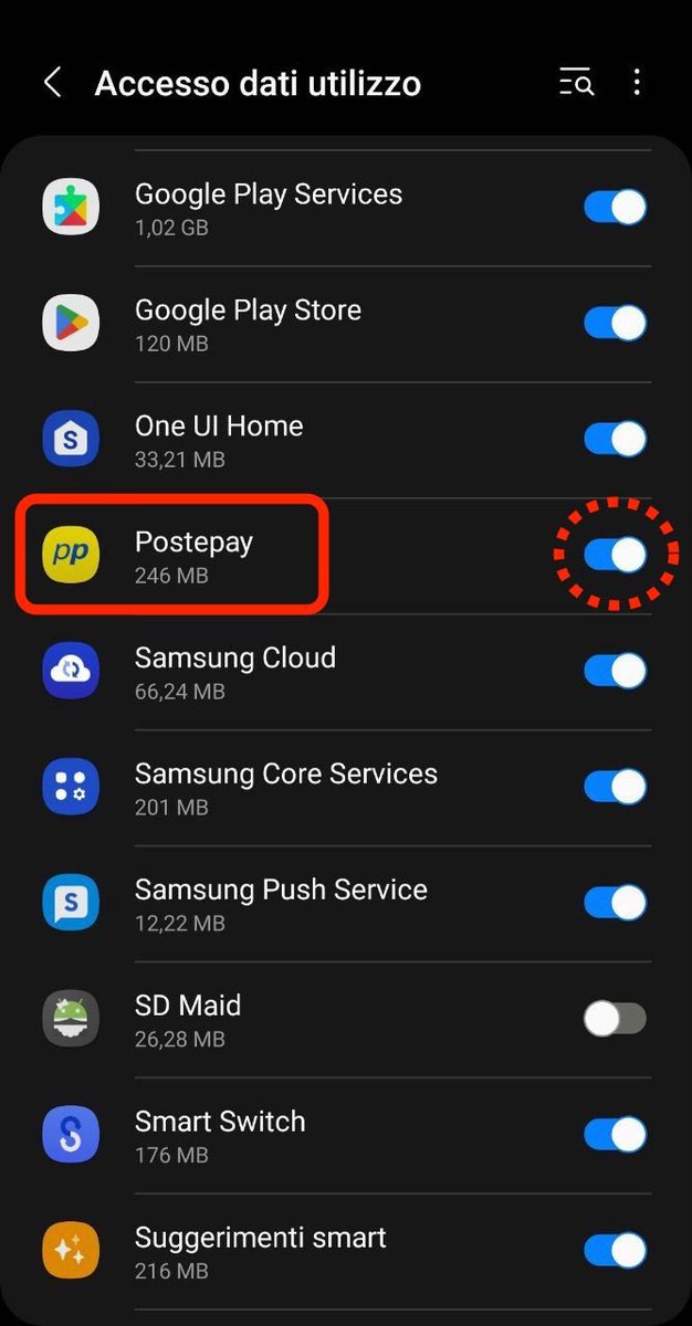 👉🏻 come revocare i permessi di accesso all'app PostePay A completamento del post, aggiungiamo anche la procedura per revocare i permessi su Android. impostazioni |_ applicazioni |_ accesso speciale |_ accesso dati utilizzo |_…