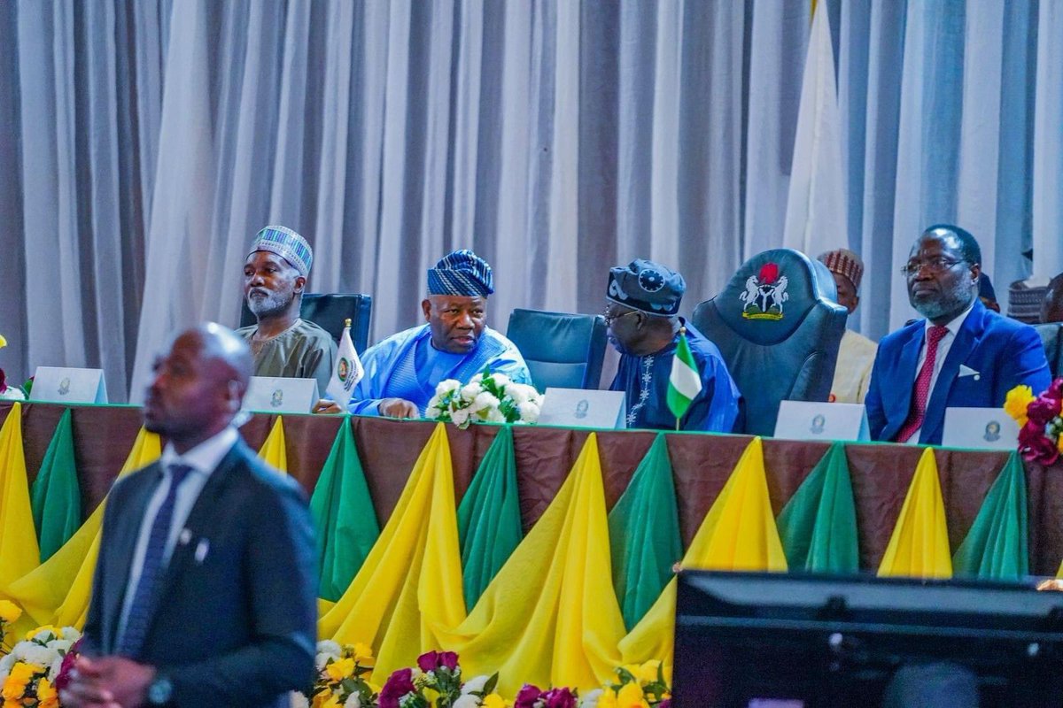 GOAddicted003's tweet photo. PHOTO NEWS

President of the Senate and Chairman, National Assembly, Federal Republic of Nigeria,  Godswill Akpabio, today attended the Inaugural Session Of The 6th Legislature Of The ECOWAS Parliament, at the International Conference Centre (ICC), Abuja. https://t.co/KD0TPDA2W6
