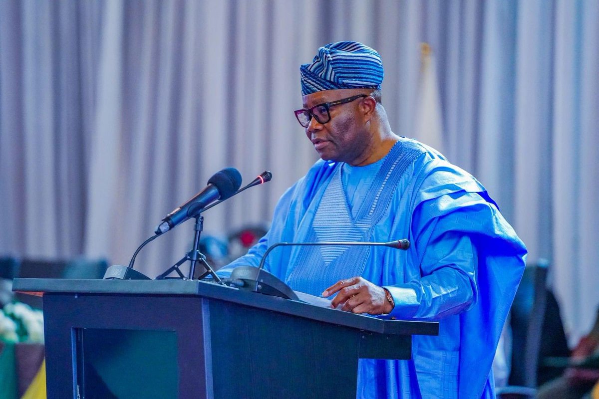 GOAddicted003's tweet photo. PHOTO NEWS

President of the Senate and Chairman, National Assembly, Federal Republic of Nigeria,  Godswill Akpabio, today attended the Inaugural Session Of The 6th Legislature Of The ECOWAS Parliament, at the International Conference Centre (ICC), Abuja. https://t.co/KD0TPDA2W6