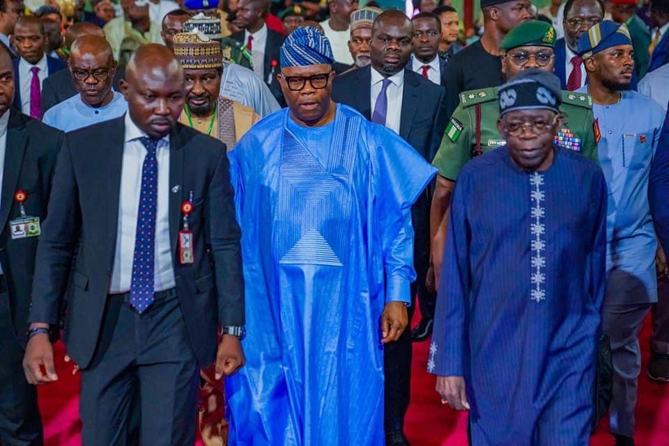 GOAddicted003's tweet photo. PHOTO NEWS

President of the Senate and Chairman, National Assembly, Federal Republic of Nigeria,  Godswill Akpabio, today attended the Inaugural Session Of The 6th Legislature Of The ECOWAS Parliament, at the International Conference Centre (ICC), Abuja. https://t.co/KD0TPDA2W6
