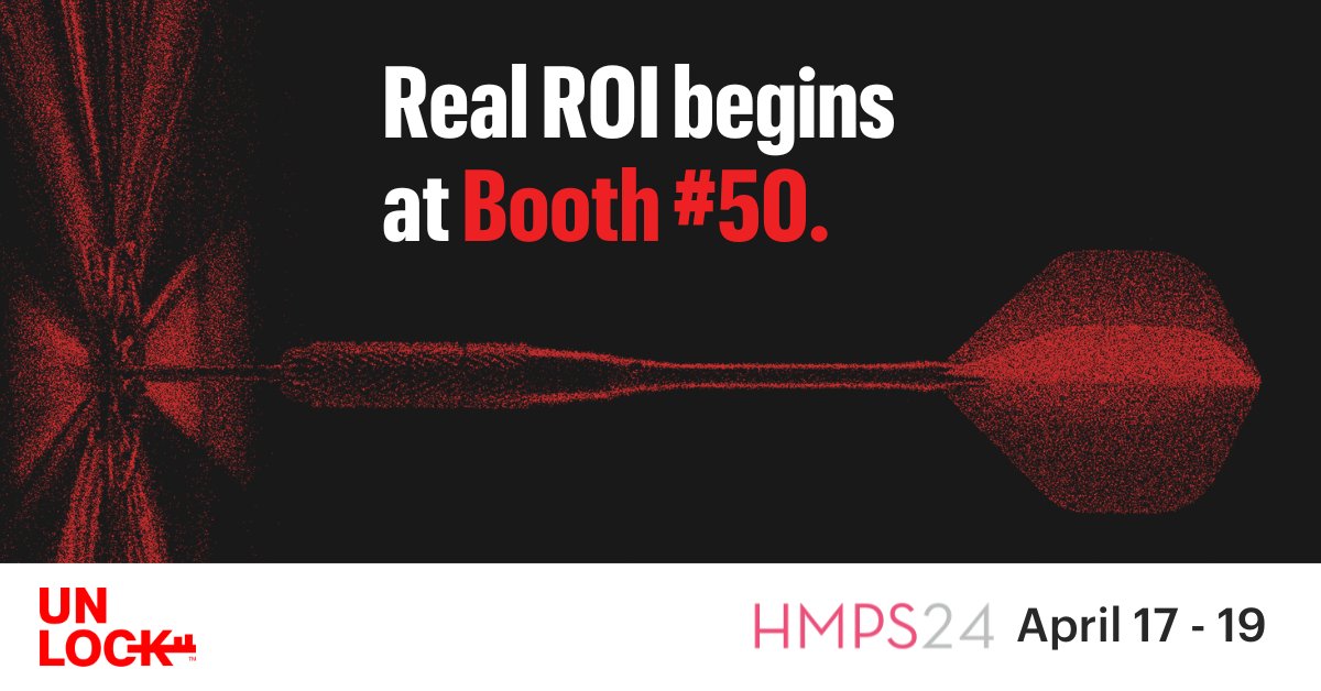 Stop by Booth #50 at #HMPS24 for a glimpse into the next chapter of the #UnlockHealth story. With a mindset of relentless optimism, we're reshaping the future of healthcare marketing for the better. Book a booth consult with one of our experts at the link: go.unlockhealthnow.com/hmps24-connect/