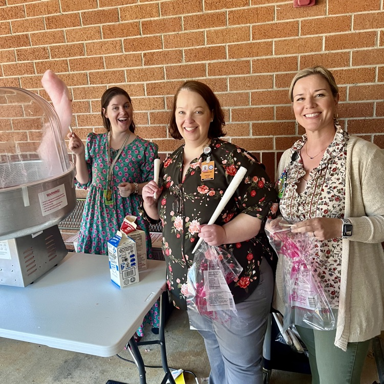 Hard working counselors getting ready for some PBIS reward fun! Who's ready for some cotton candy?!