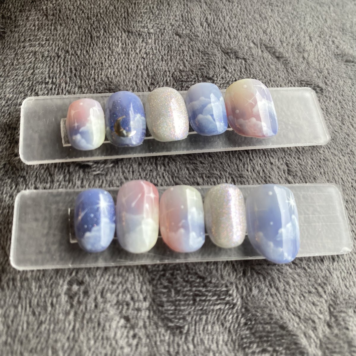 SidusNails's tweet photo. Pastel Dreams 🌙✨☁️
Handmade luxury press on nails 💅 

.
.
.
#pressonnails #nailart #nails #pastelnails #dreamynails https://t.co/J3ja2IGCmk