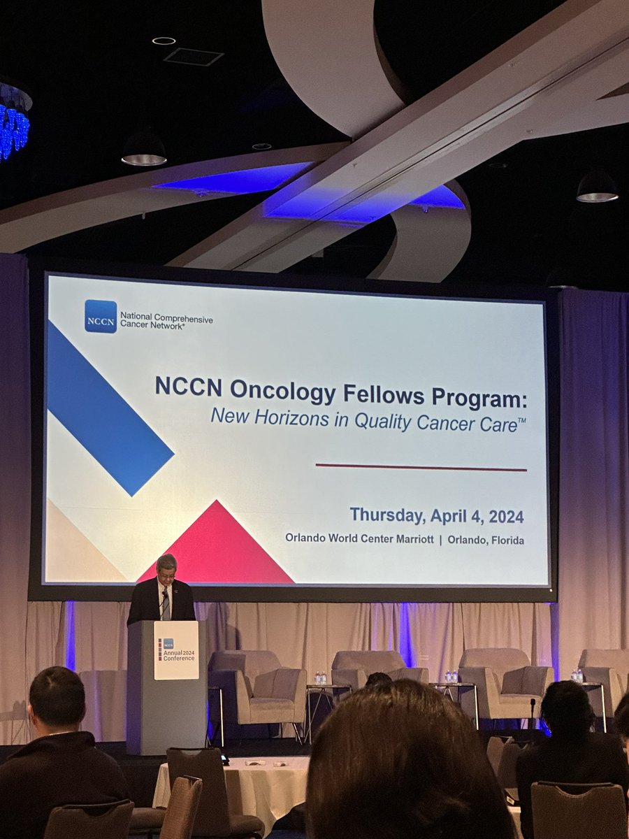 Kicking off the #NCCN2024 conference with a jam packed day for the NCCN Oncology Fellows Program. Excited to see what’s in store!