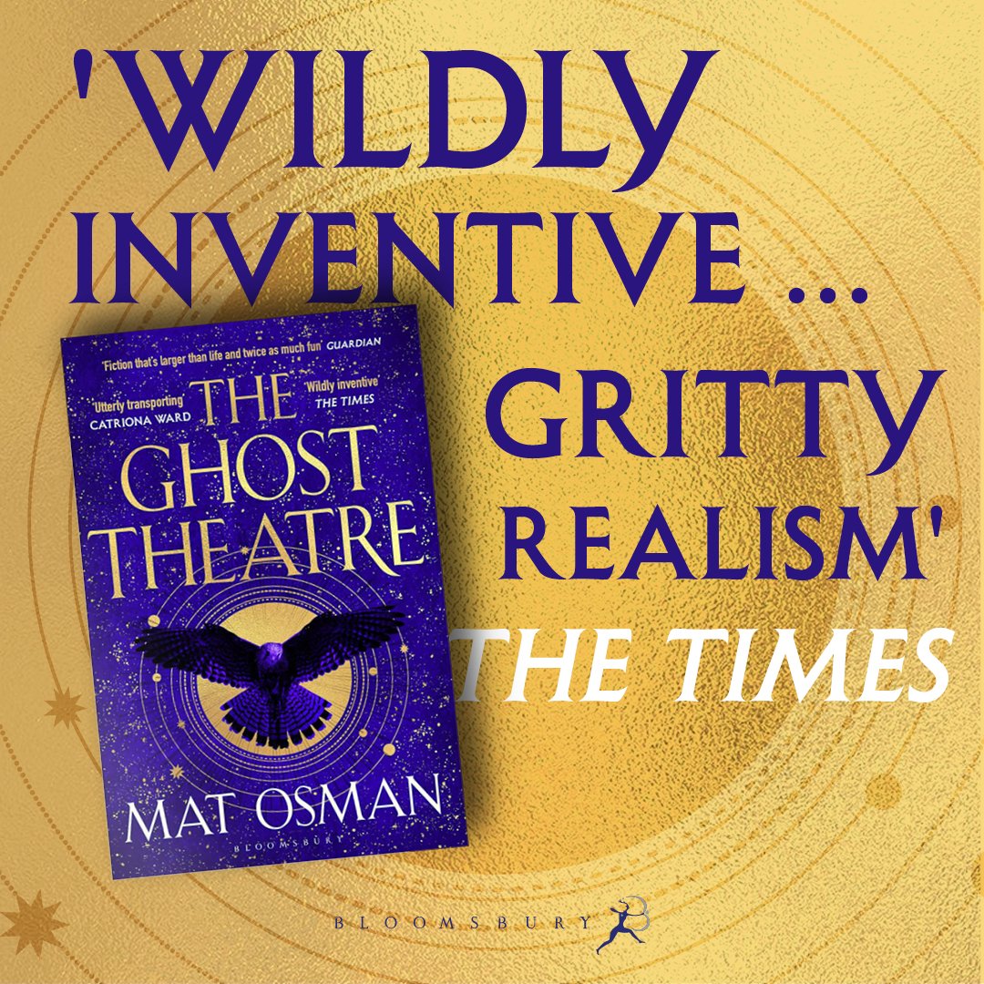 Your must-read for early April: #TheGhostTheatre 
@matosman @BloomsburyBooks