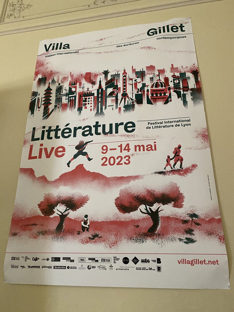 Whirlwind tour of Lyon today started with @villagillet: former home of textile merchant Paul Gillet gifted to @villedelyon to become their literature house. 

Not jealous, not jealous at all #CitiesofLit  

Lots to share with @McrLitFest + @MCRCityofLit partners!