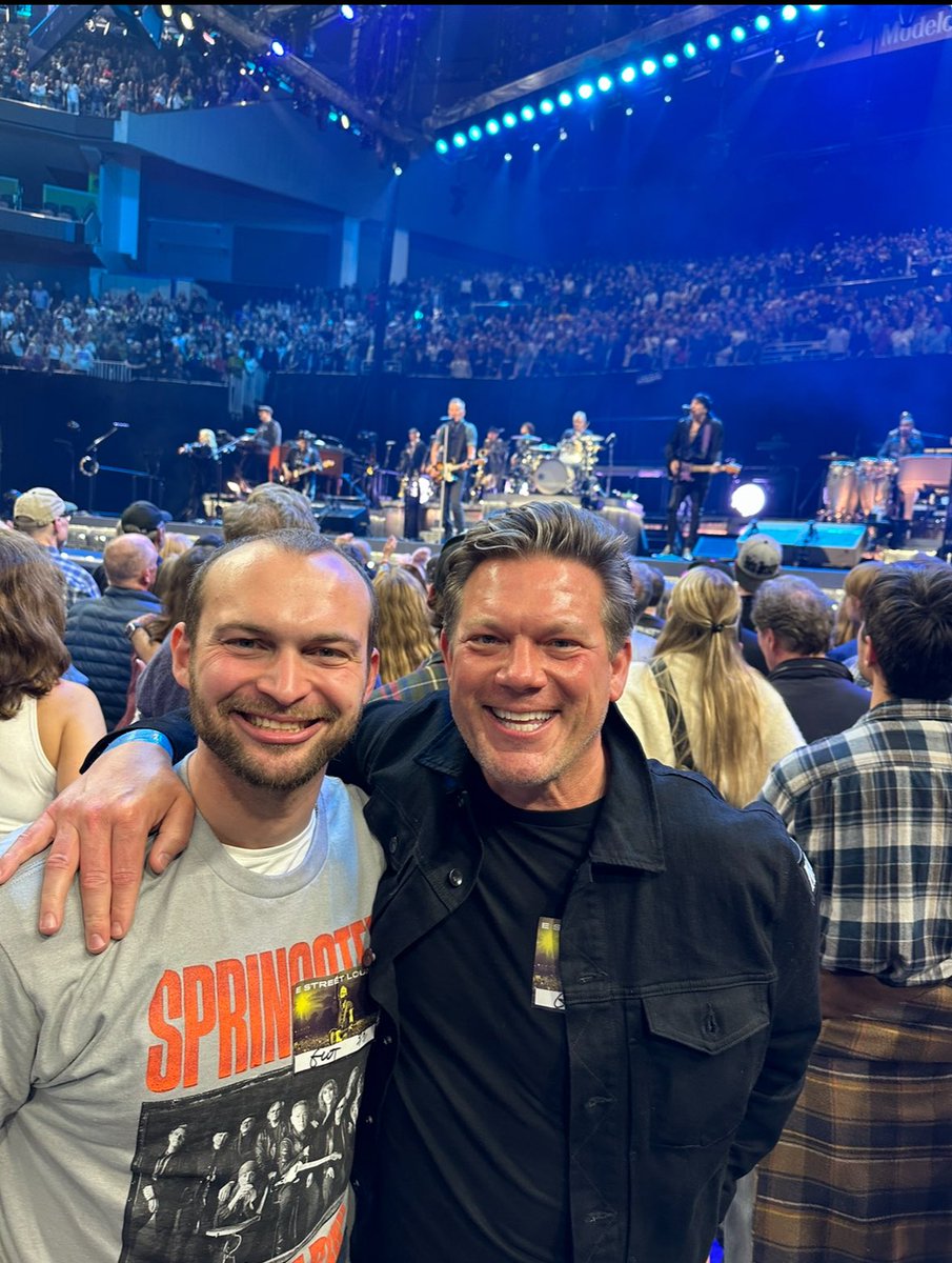 What a thrill! Rockin’ out with @tylerflorence, Dawn Agnew, & Tyler’s son, Miles at the Springsteen E Street Band show in San Francisco!! Find Tyler’s acclaimed @millerandlux at The Chase Center! @springsteen @garrytallentofficial @SpringNuts_ SpringsteenLibertyHall.com