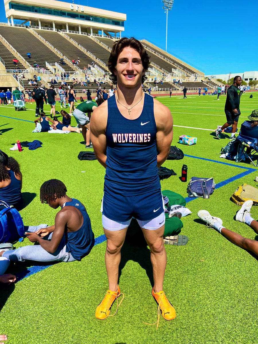 Wakeland Track & Field (@wakeland_track) on Twitter photo <a href="/AshdynKahouch/">Ashdyn “Mr.⚡️” Kahouch</a> closing in on the hunt for 37 in the 300H bringing home the gold and advancing to Area with a time of 38.06 🥇🏃🏼💨 <a href="/AshdynKahouch/">Ashdyn “Mr.⚡️” Kahouch</a> closing in on the hunt for 37 in the 300H bringing home the gold and advancing to Area with a time of 38.06 🥇🏃🏼💨