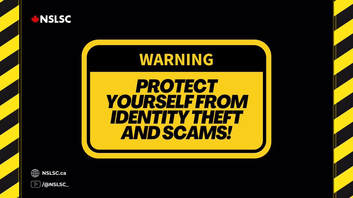 ⚠️ Protect yourself from identity theft and scams! Don't fall for impersonator accounts claiming to be us. Keep your personal information private – we'll never ask for your full name, date of birth, financial information, or login details on social media. Stay vigilant! #NSLSC