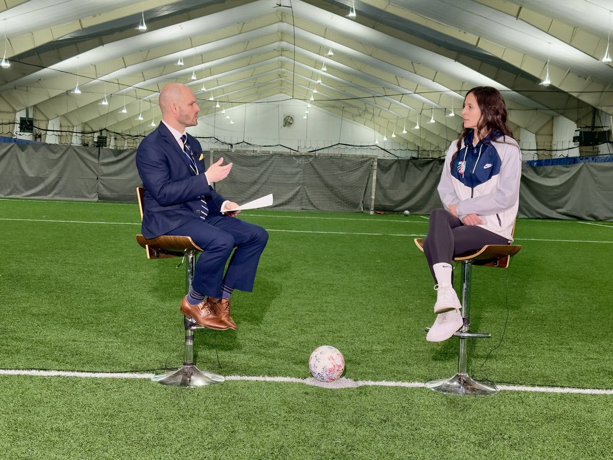 Great to meet up with ⁦<a href="/tayyyleach24/">Taylor Leach</a>⁩ for the next episode of Inside Out. Taylor played for ⁦<a href="/AWHSSoccer/">AWHS Girls Soccer</a>⁩, ⁦<a href="/GamecockWSoccer/">South Carolina Women’s Soccer</a>⁩, professionally in Sweden and in the ⁦<a href="/NWSL/">National Women’s Soccer League</a>⁩.
Episode airs Sunday April 28th at 8pm on ⁦<a href="/BCSNsports/">BCSN</a>⁩.