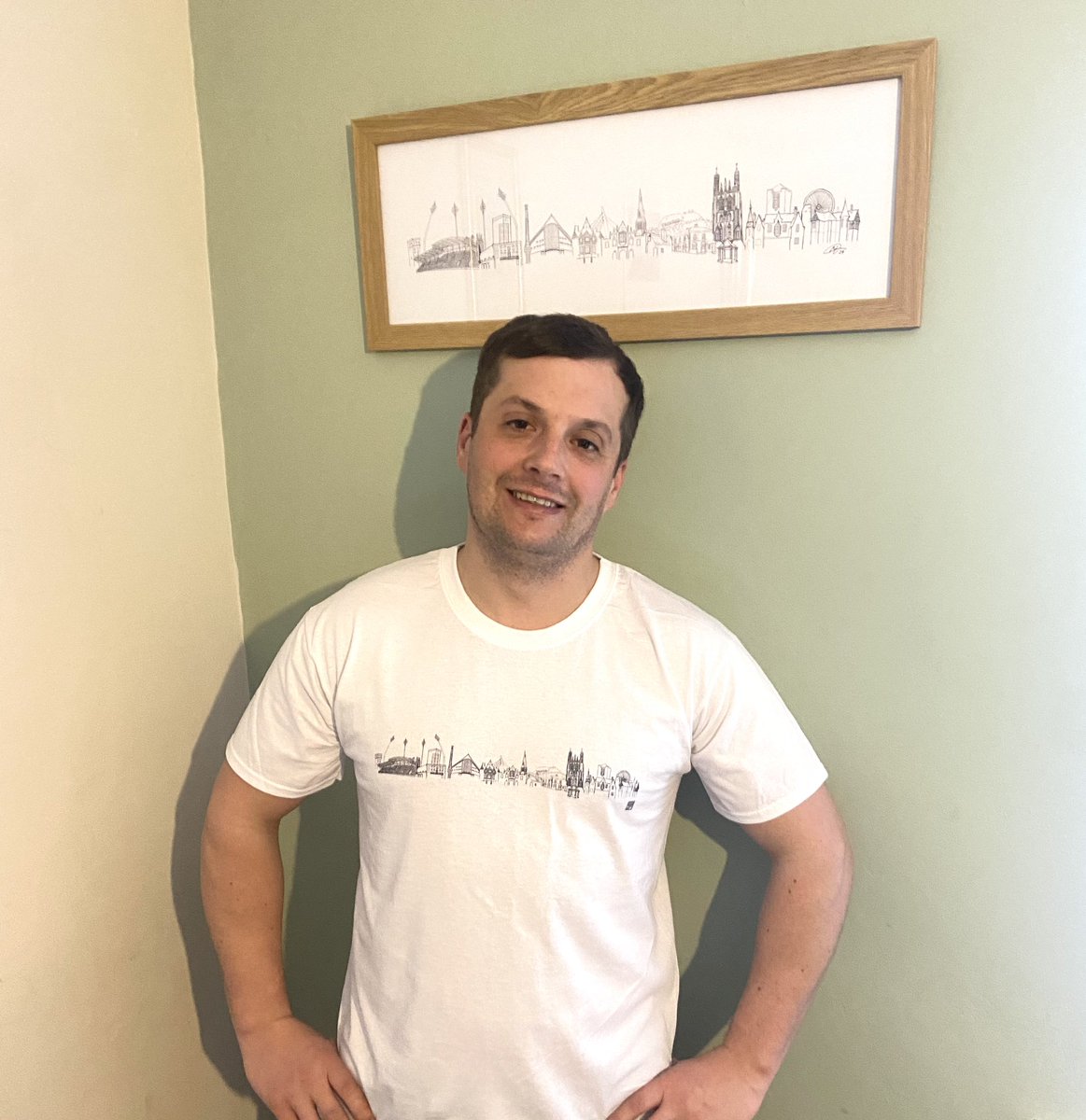 Thanks for all the Wrexham Skyline T-shirt orders the first batch is on the way to me soon. if anyone would like one they are £20 free delivery locally. Also had a query the Framed Skylines which are also still available too for £30 free delivery locally. @wrexham #Wrexham