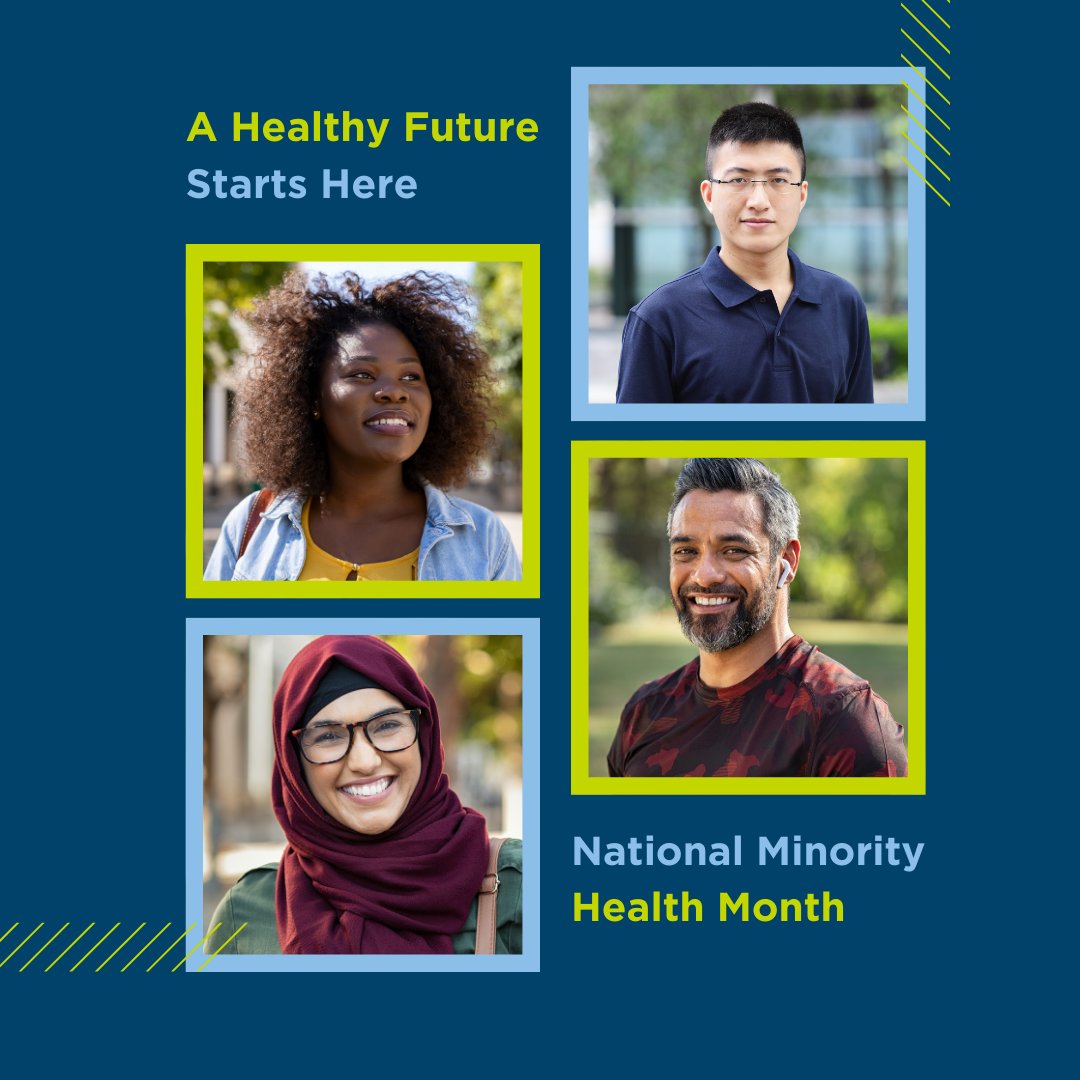 National Minority Health Month is a time to recognize the importance of equitable healthcare access. Every person deserves the opportunity to lead a healthy life. Together, we can work to ensure that we're able to provide exceptional care for all members of our community.
