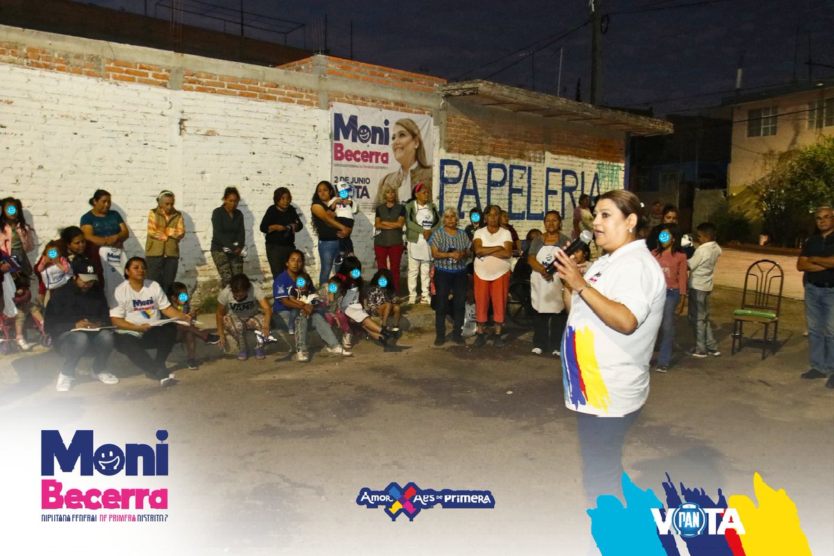 AgsMoniBecerra's tweet photo. Este 2 de junio, hagamos que Aguascalientes siga avanzando #MuyBien y #Sinmiedo, para seguir construyendo el México que todos queremos. 

#VotaPAN
#DistritoII
#FuerzaYCorazónXMéxico https://t.co/3Ub5f9ZTsB