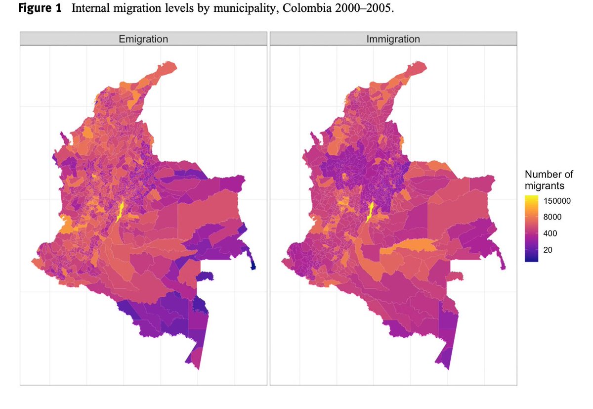 New Paper @ViennaYearbook!! Katharina Fenz , Thomas Mitterling, Jesus Crespo Cuaresma and Isabell Roitner-Fransecky @isirf_ investigate the potential causal linkages between environmental change, conflict and internal migration in Colombia! @WiCVienna austriaca.at/?arp=0x003ef8dd