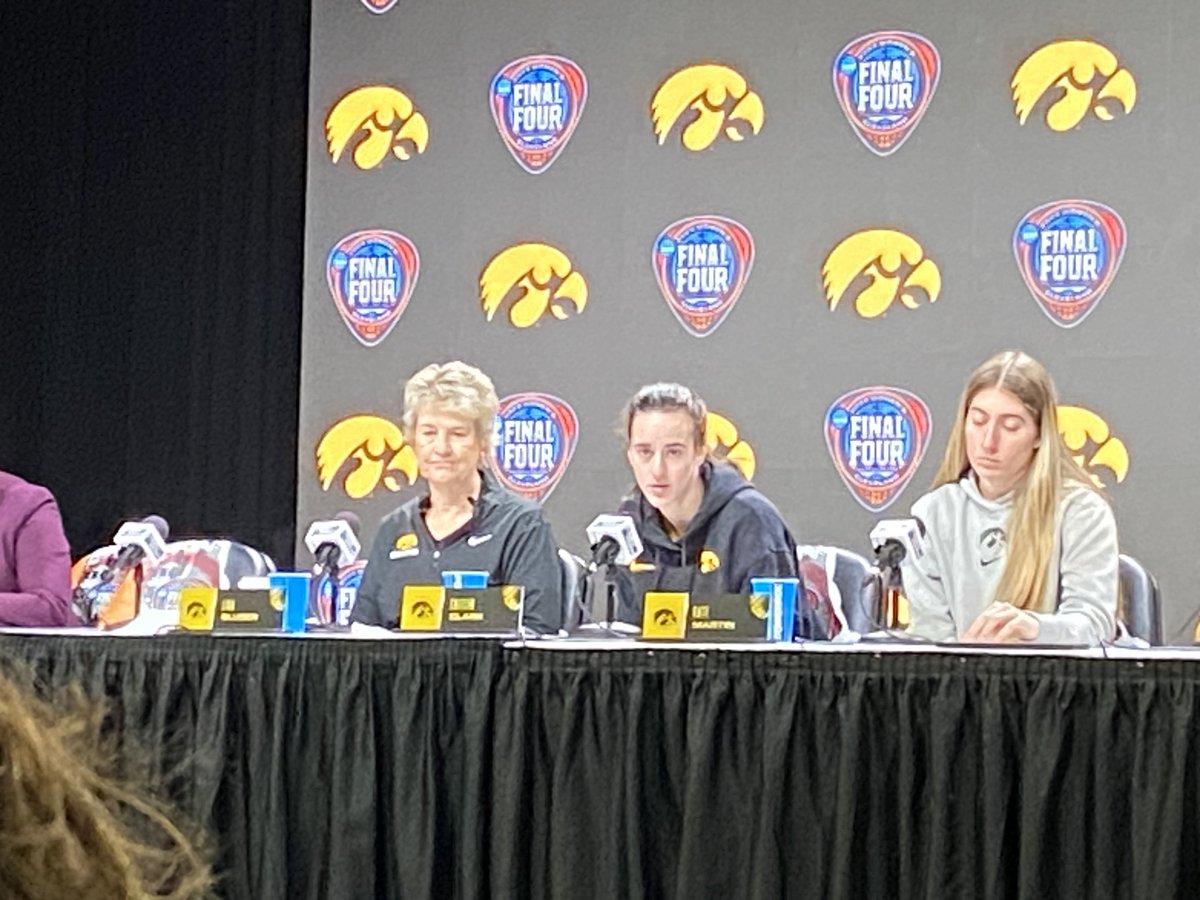 TheKennyRoda's tweet image. Some @WFinalFour Media Day photos from @RMFieldHouse in Cleveland, Ohio. @IowaWBB #caitlinclark #WFinalFour 
#MarchMaddness @CaitlinClark22