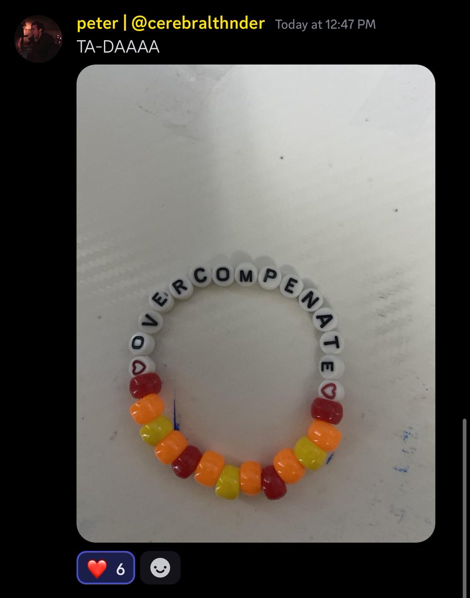 tyler can’t spell his own song titles so we’re making bracelets of his own misspellings