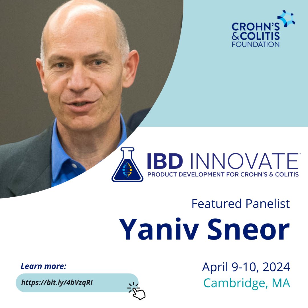 BioAngelsGroup's tweet image. MABA founder Yaniv Sneor will be a panelist at the @CrohnsColitisFn IBD Innovate conference discussing the Funding Landscape in IBD. 

Looking forward to seeing you all in Cambridge. #IBDInnovate24

bit.ly/4bVzqRI