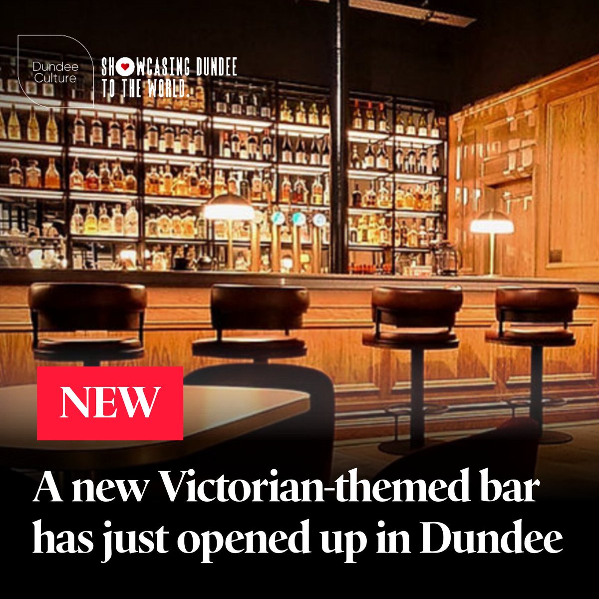 DundeeCulture's tweet photo. 🚨🏴󠁧󠁢󠁳󠁣󠁴󠁿🍸NEW: A new Victorian-themed bar, Eighteen22, has just opened in Dundee at the refurbished Hotel Indigo! It features a variety of local food and drink! I recently went to visit and its amazing! #Dundee

Read feature here: https://t.co/81rOdkDvnE https://t.co/lElevmTUAI