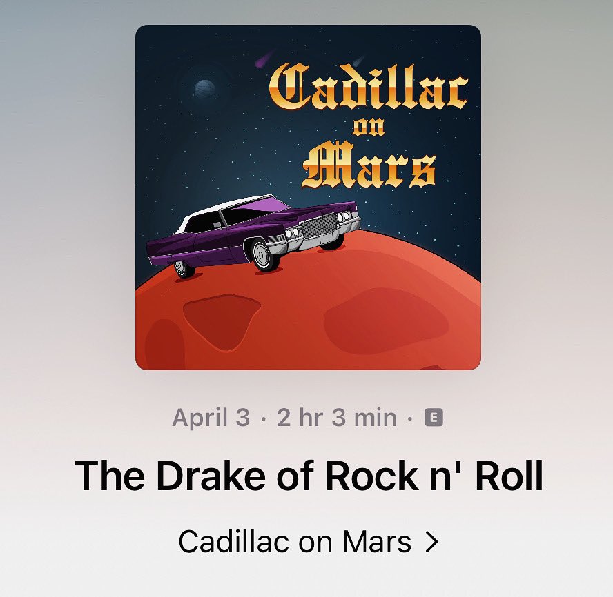 The April episode of <a href="/CadillacOnMars/">Cadillac on Mars</a> is live! Tap link to listen in - linktr.ee/CadillacOnMars