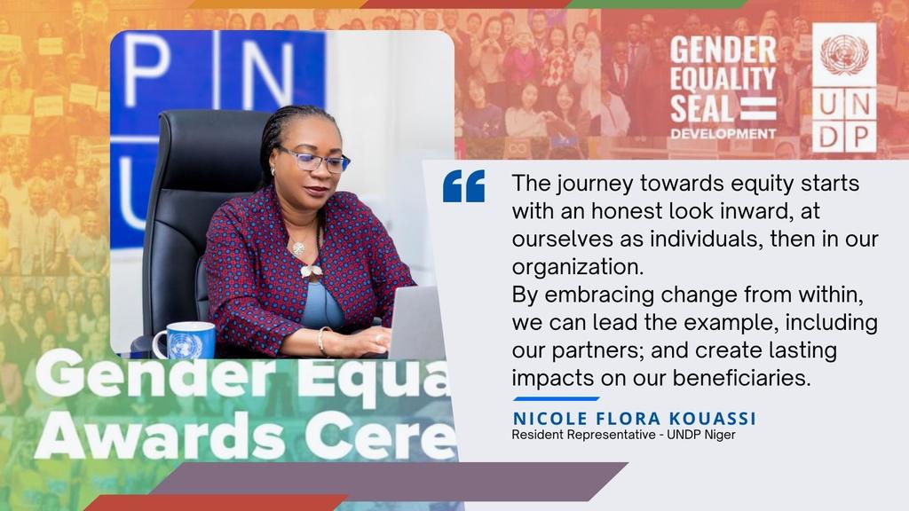 <a href="/Undp/">UN Development</a> has scaled up its efforts to play a significant role in promoting gender equality practises and approaches.
 In #Niger, we have improved the institutionalization of gender <a href="/PnudNiger/">PNUD Niger</a> in all it's focus area. 
Proud of our 3⃣rd bronze price🏆,  <a href="/ahunnaeziakonwa/">Ahunna Eziakonwa</a> <a href="/ASteiner/">Achim Steiner</a>