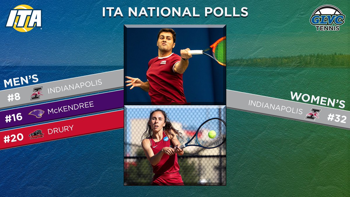 🎾 <a href="/ITA_Tennis/">ITA</a> NATIONAL POLLS

<a href="/UIndyAthletics/">UIndy Athletics</a> continue to lead the way for #GLVCtennis 🔥

🔗 GLVCsports.com/ITApoll