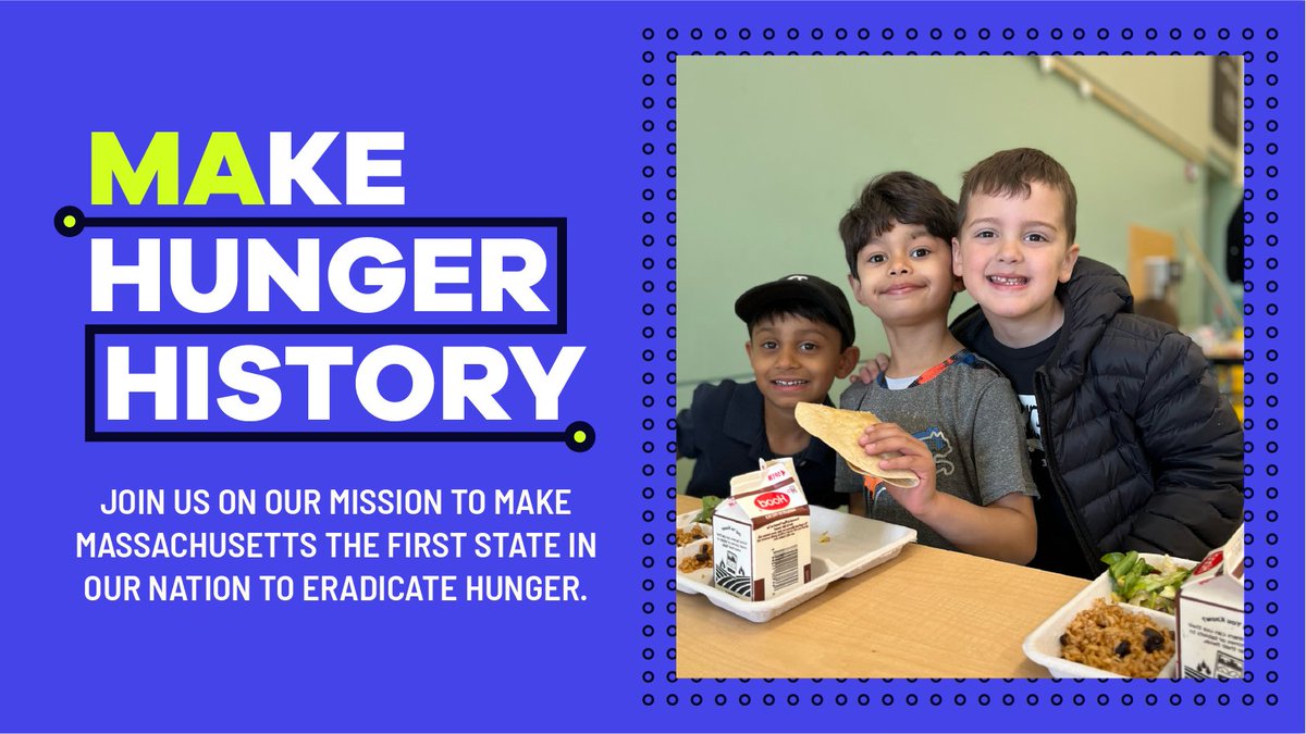 Ready to be a part of something historic and reimagine a Massachusetts where hunger is just a memory? The #MakeHungerHistoryMA coalition is about rewriting the narrative and taking bold steps to ensure everyone has access to nutritious food.