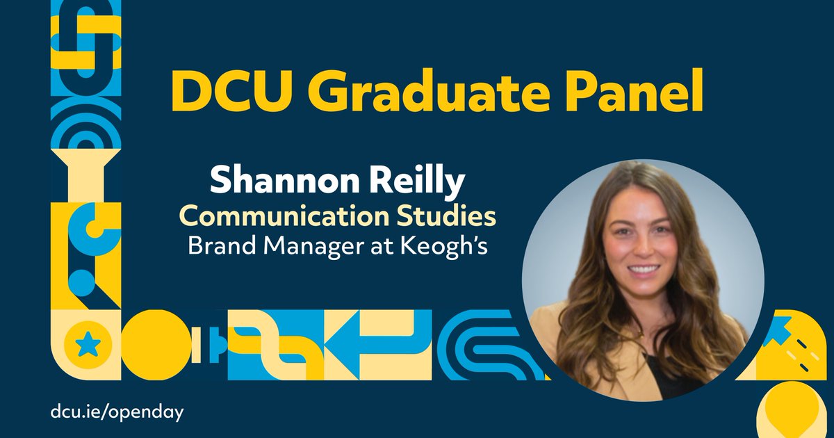 We will be joined by BA in Communication Studies Graduate, Shannon Reilly, who is now the Brand Manager for Keogh's Crisps, managing their brand portfolio at home and overseas☘️
Hear from even more Graduates on the day, register now: dcu.ie/openday 

#DCUSpringOpenDay