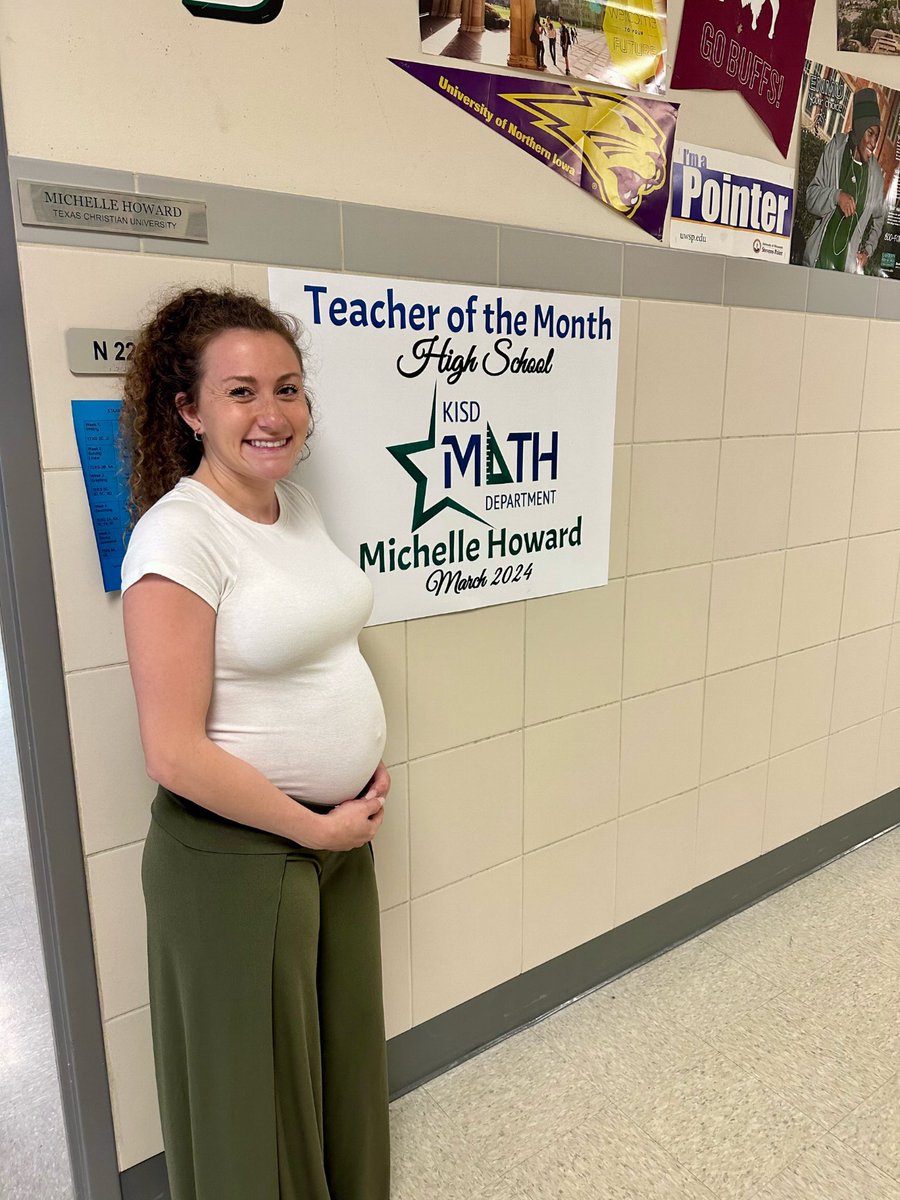 AshleyR_KISD's tweet photo. Congratulations to our High School Teacher of the Month, Michelle Howard, from @TimberCreek_HS! Way to go above and beyond for your students! 👏❤️🎉 @MelindaSchott1 @reci_brooks https://t.co/k0bpd1z2Io