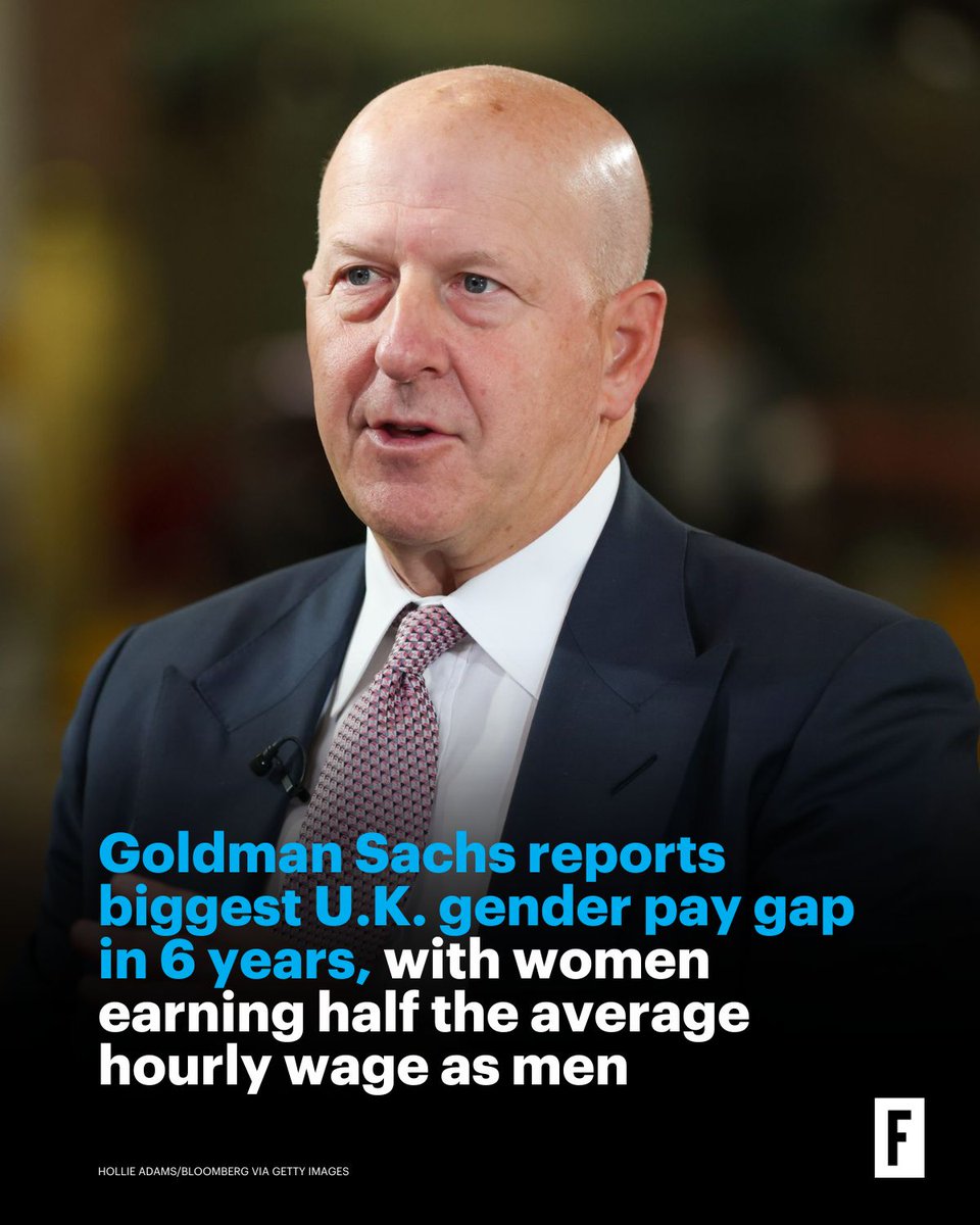 The mean hourly gender pay difference at Goldman Sachs International rose to 54% in the last year. bit.ly/4cGcer9