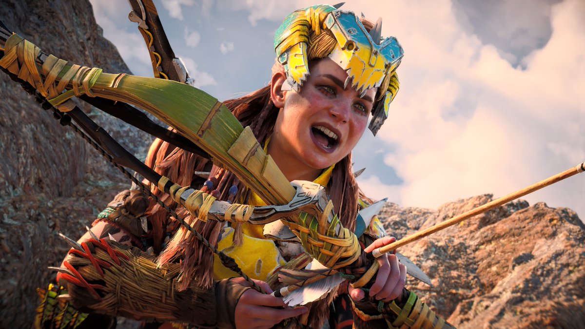 Hearing it's Aloy's birthday?! Few favourites of her journey so far.😭😍 Inspiring, captivating and one of gaming's greatest woman leads. 🧡💙 #HorizonForbiddenWestPC🏹 @Guerrilla @NixxesSoftware