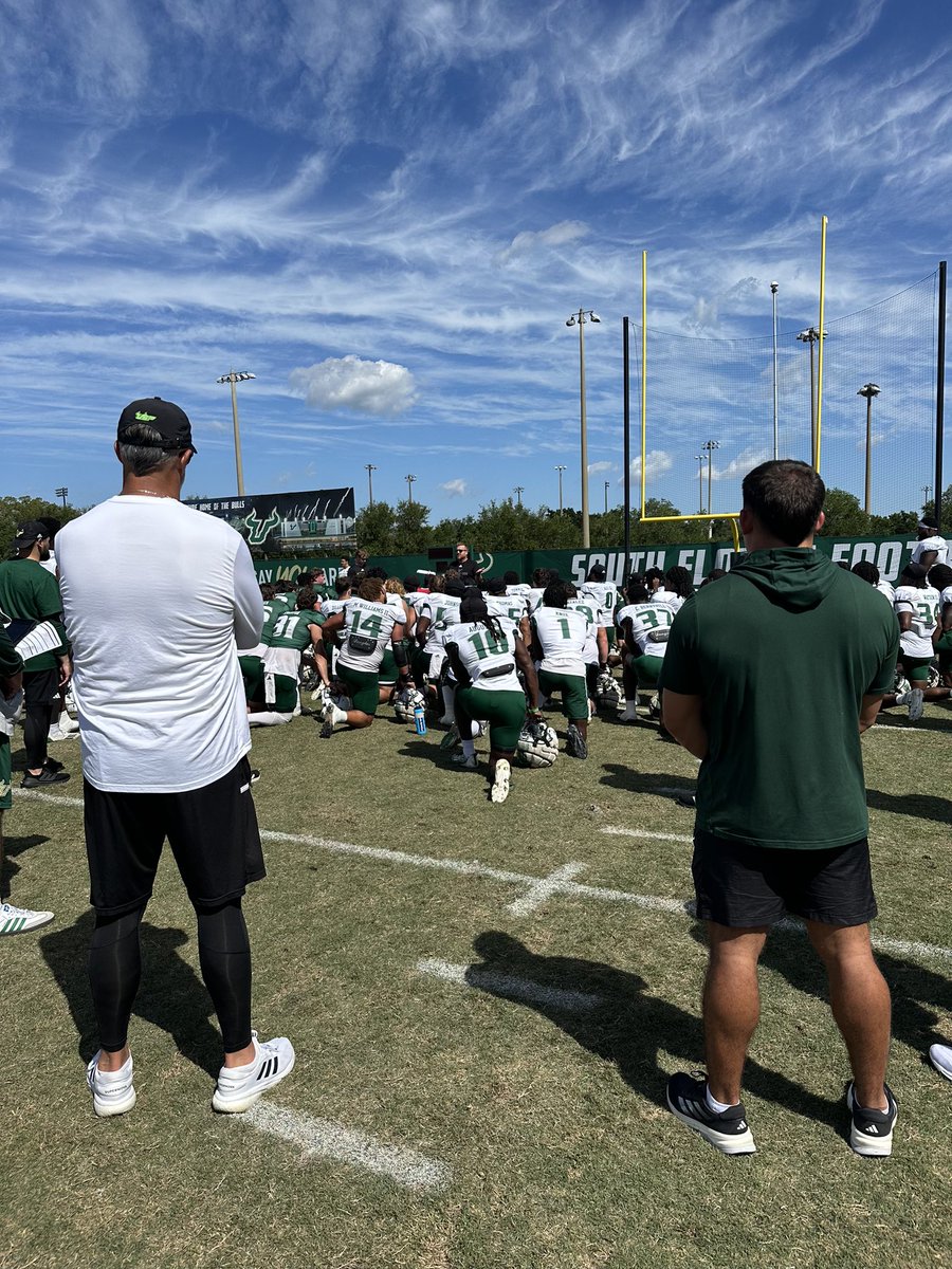 Had a great time at the facility today. Looking forward to going back! @RamsRhsFootball @BrodyWiseman @CoachMicahJames @CoachGolesh @CoachBahler @USFFootball