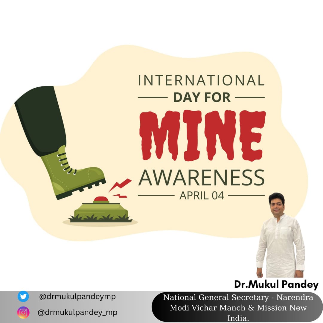 Today, on International Day of Mine Awareness, let's raise awareness about the devastating impact of landmines on communities worldwide. Together, we can work towards a safer, mine-free future for all. #MineAwarenessDay #LandmineFreeWorld 🌍💙'