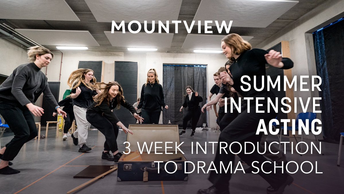 Good news incoming... summer courses are now open for booking 🌞 Taking place over three action-packed weeks, you’ll receive 90 hours of training from Mountview’s expert staff, all in our purpose-built South London home 👉 ow.ly/skzN50R8BWk 📸 Steve Gregson